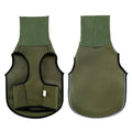 Dog Vest Jacket with Hood - Army Green, Size XXXL (Chest 78-90 cm)