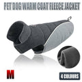 Dog Warm Fleece Coat, M (Chest 36-44 cm, Length 26 cm) - Green - view 2