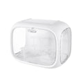 Doll Display Box with Capsule Design - White