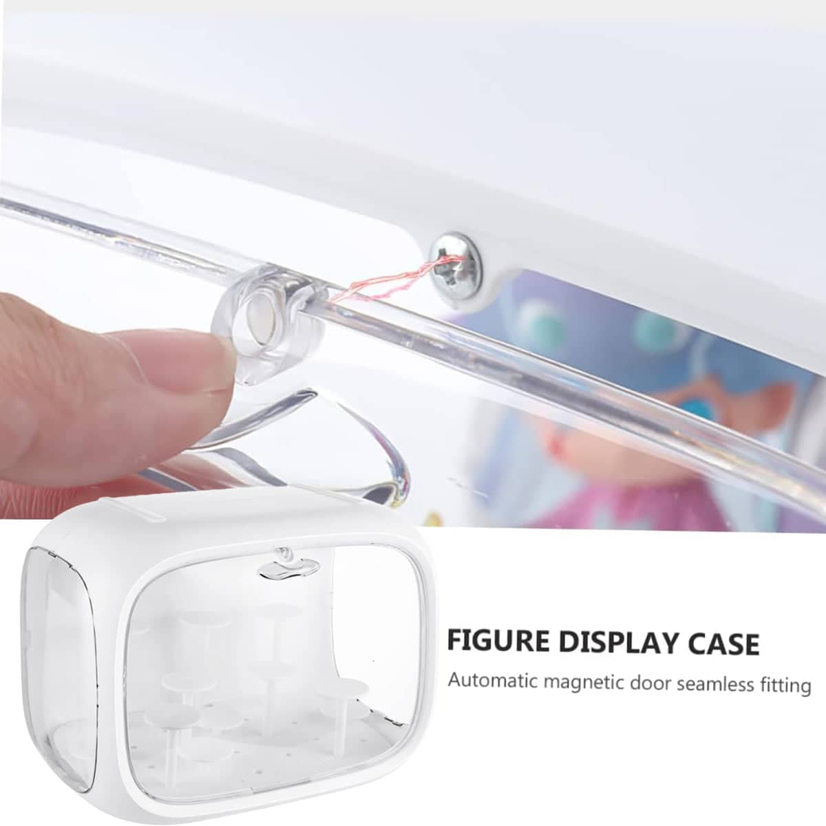 Doll Display Box with Capsule Design - White - view 5