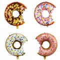 Donut Foil Balloon with Bite, 73 x 50 cm - Pink Icing with Sprinkles - view 5