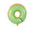 Donut Foil Balloon with Sprinkles, 75 x 70 cm - Green