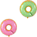 Donut Foil Balloon with Sprinkles, 75 x 70 cm - Green - view 4