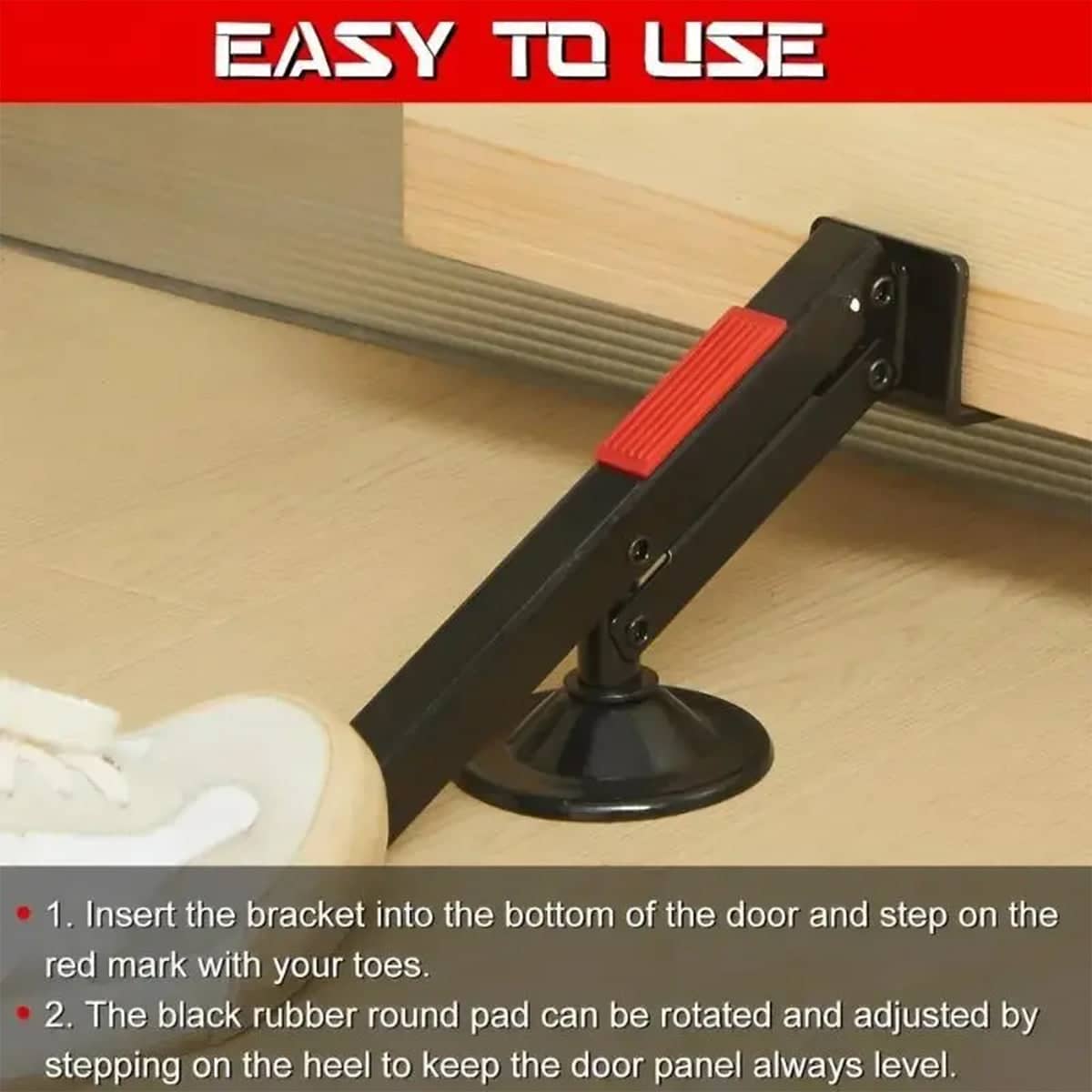 Door Installation Foot Lifter Tool - Quick Fitting Auxiliary Stand - view 4