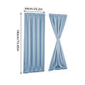 Door Window Curtain for Home Office Bathroom Blackout Durable - Beige, 183 x 64 cm - view 4