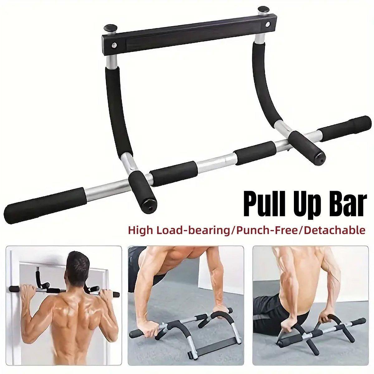 Doorway Pull-Up Bar, No-Drill Home Fitness Equipment