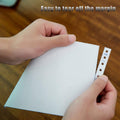 Dot Matrix Printer Paper 2000 Pages, 38.1 cm by 27.9 cm with Perforated Margins - view 4