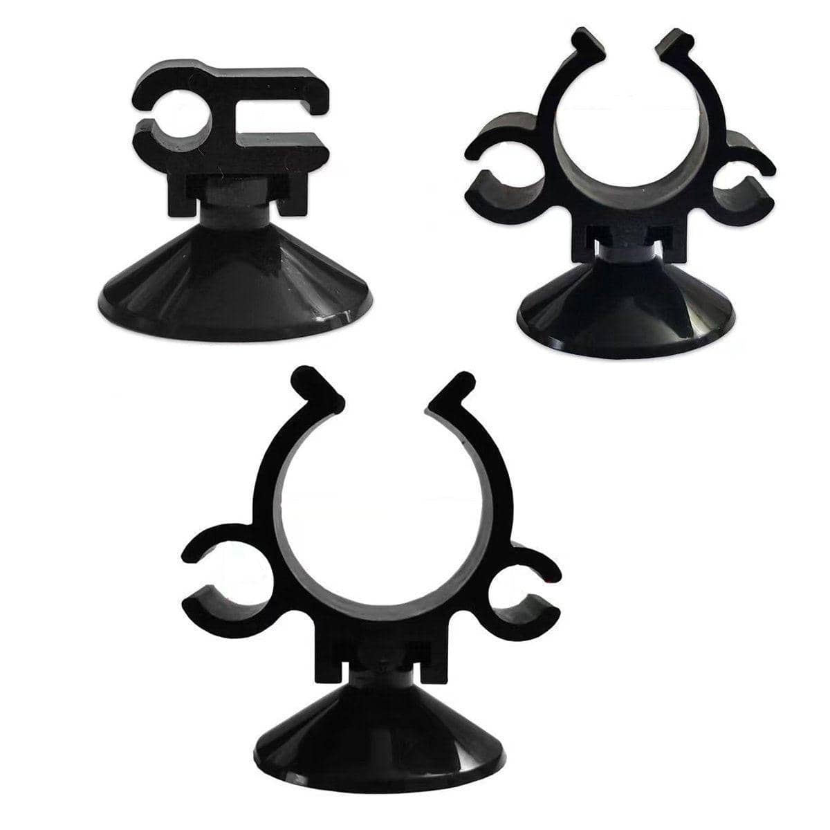 Double Buckle Aquarium Suction Cup Tube Holders - Small (6 mm Holder), Pack of 10 - view 3