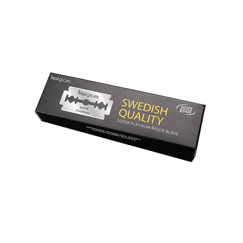 Double Edge Safety Razor Blades Super Stainless Steel for Shaving - Pack of 100