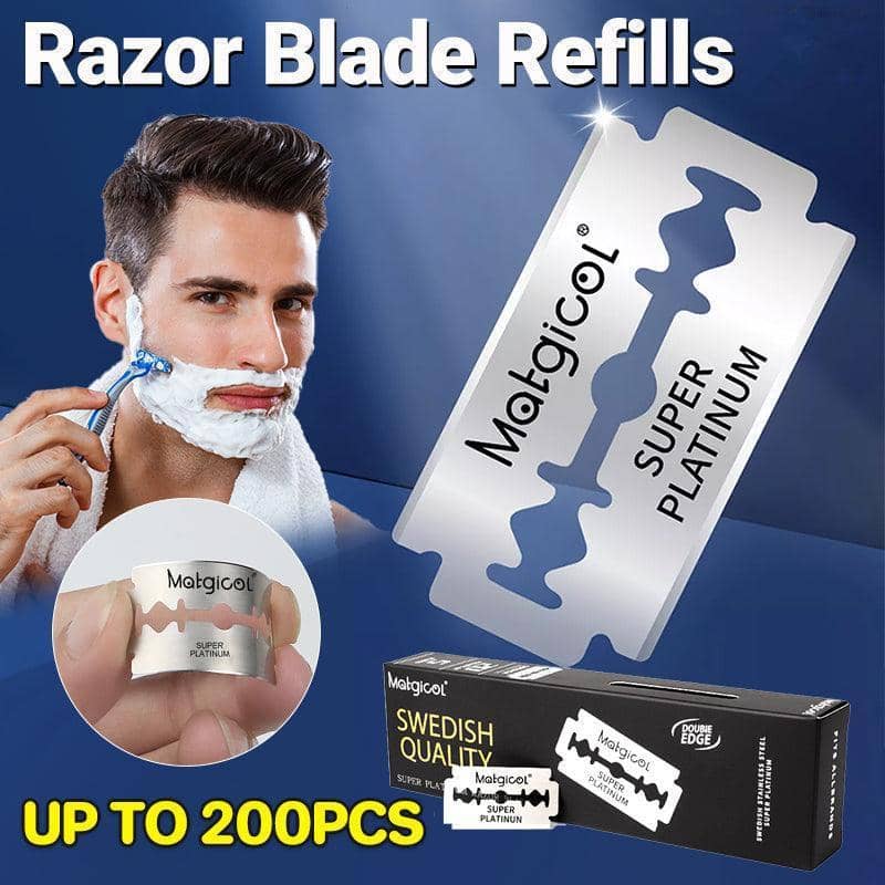 Double Edge Safety Razor Blades Super Stainless Steel for Shaving - Pack of 100 - view 2