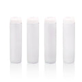 Double-Ended Squeeze Sauce Bottles 16oz, Set of 4 - Clear