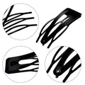 Double-Grip Snap Hair Clips Metal Barrettes - Gold and Rose Gold Mix, 20 Pack - view 4
