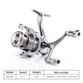 Double Handle Spinning Fishing Reel for Freshwater and Saltwater - Silver, SW2500S - view 5