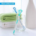 Double Head Tongue Cleaner with Rubber Massager - Blue - view 3