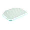 Double Layer Anti Spill Cat Litter Mat - Mint Green