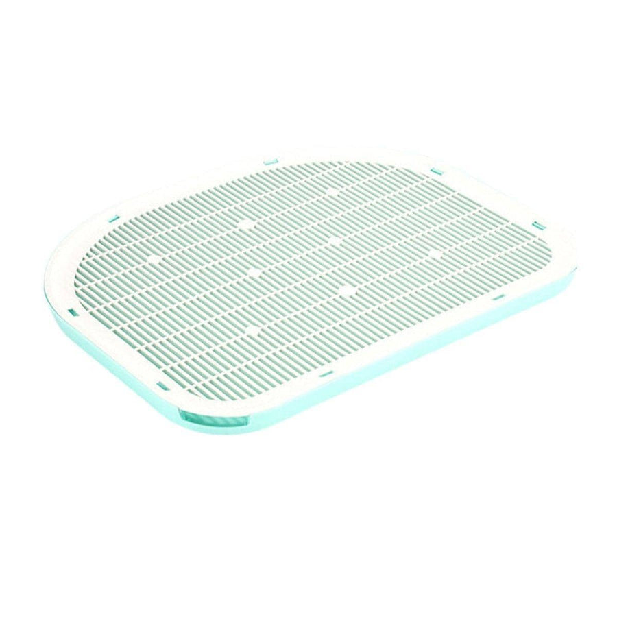 Double Layer Anti Spill Cat Litter Mat - Mint Green