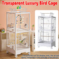 Double Layer Bird Cage Metal Villa Large Aviary for Parrot Indoor Use