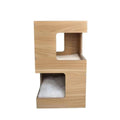 Double Layer Cat Climbing Shelf with Cushions, Multi-Level Cat Hutch - view 2