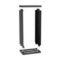Double-Layer CD and Game Disc Storage Rack, Holds 18 Cases - Black - view 4