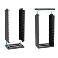 Double-Layer CD and Game Disc Storage Rack, Holds 18 Cases - Black - view 5