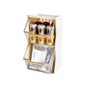 Double Layer Coffee Pod Holder Organiser for Countertop - White