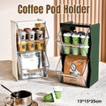 Double Layer Coffee Pod Holder Organiser for Countertop - White - view 2