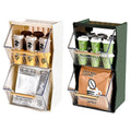 Double Layer Coffee Pod Holder Organiser for Countertop - White - view 3