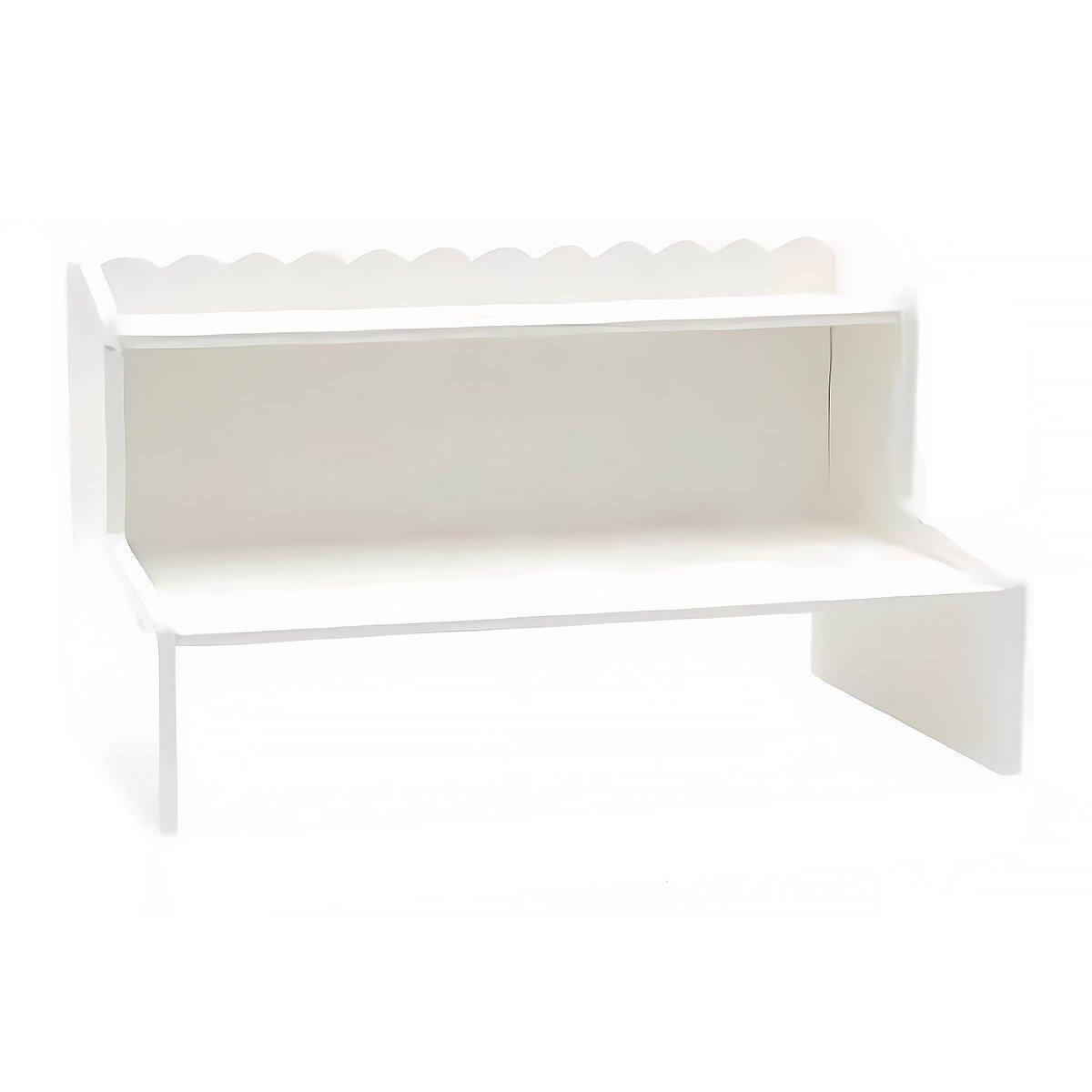 Double Layer Desktop Storage Rack - Large, 47 x 21.5 x 30.5 cm