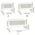 Double Layer Desktop Storage Rack - Large, 47 x 21.5 x 30.5 cm - view 4