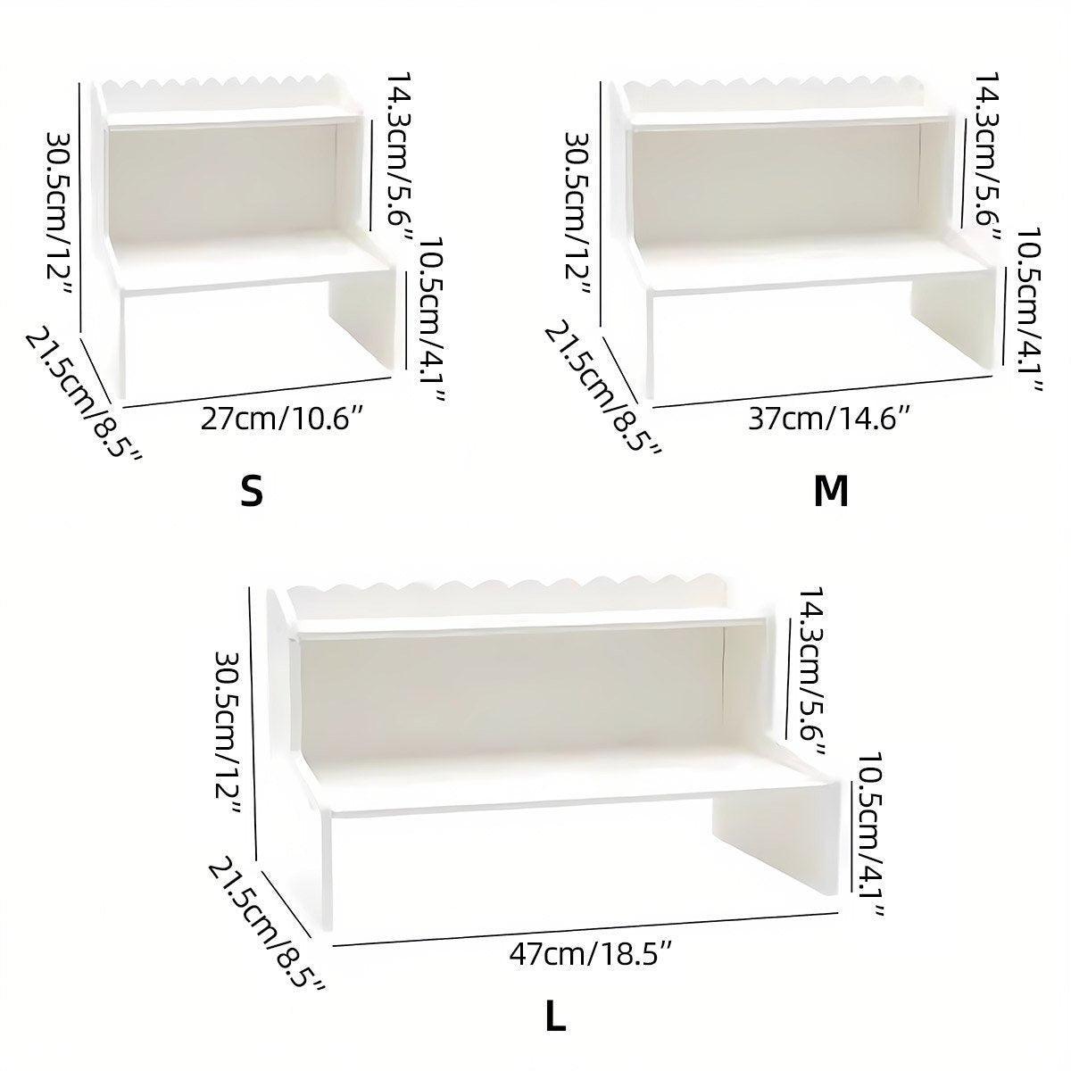 Double Layer Desktop Storage Rack - Small, 27 x 21.5 x 30.5 cm - view 4