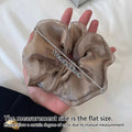 Double-Layer Organza Hair Scrunchie for Ponytails - Cream - view 3