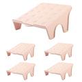 Double Layer Shoe Rack Organiser, Set of 5 - Pink