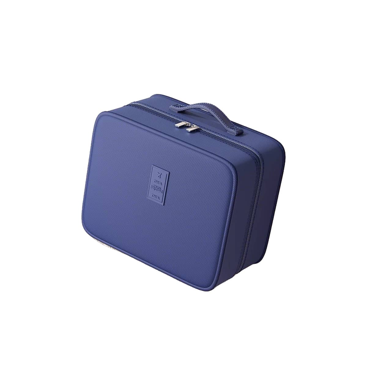 Double Layer Travel Shoe Bag 28 x 23 x 15cm - Navy Blue