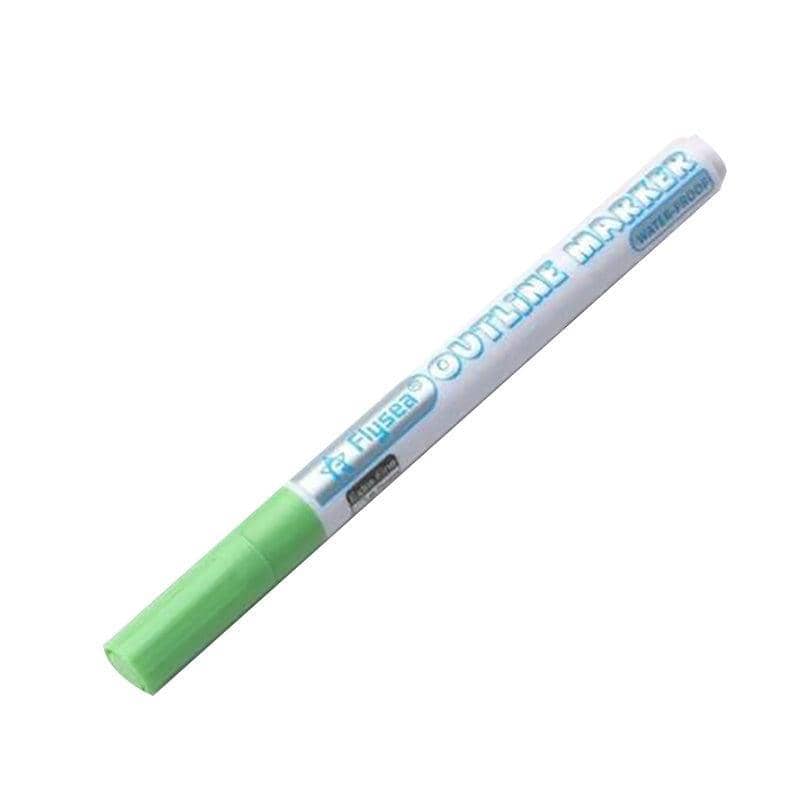 Double Line Outline Marker Pen for Cards and Crafts - Light Green