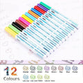 Double Line Outline Marker Pen for Cards and Crafts - Light Green - view 2