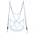 Double Pole Giant Bubble Wand with 3 Bubble Ropes - Blue