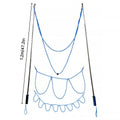 Double Pole Giant Bubble Wand with 3 Bubble Ropes - Blue - view 4