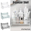 Double Shelf Storage Organiser, Carbon Steel - Black - view 2