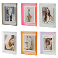 Double-Sided Acrylic Photo Frame with Screw Mount, 16 x 21 cm - Clear - view 3