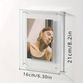Double-Sided Acrylic Photo Frame with Screw Mount, 16 x 21 cm - Clear - view 4