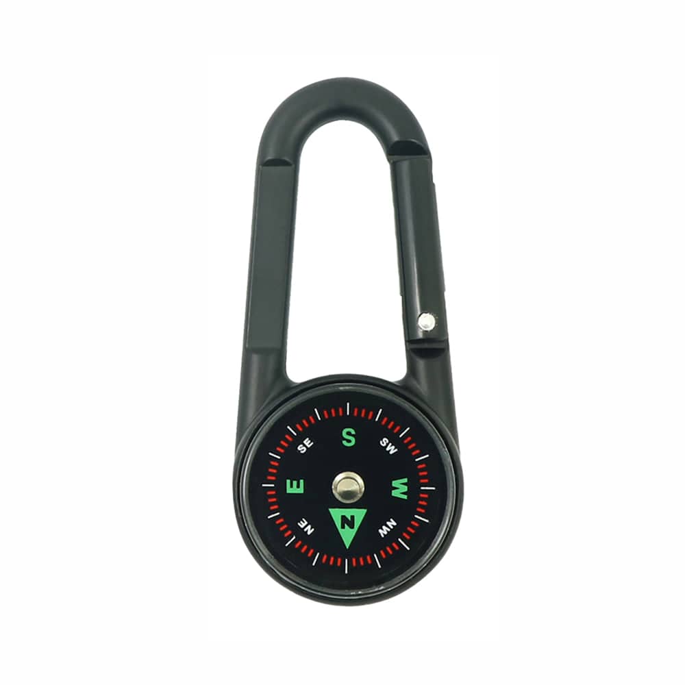 Double Sided Compass Buckle with Thermometer for Hiking, Climbing and Camping - view 2