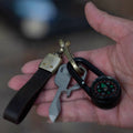 Double Sided Compass Buckle with Thermometer for Hiking, Climbing and Camping - view 5