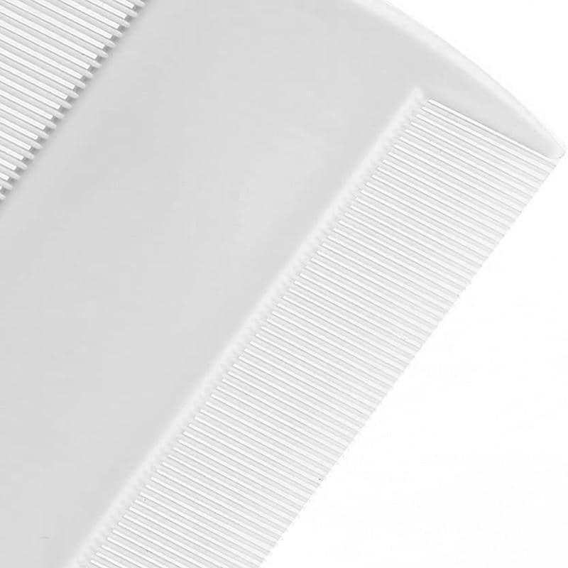 Double-Sided Fine Tooth Nit and Lice Comb, Pack of 3, White - view 3