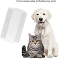 Double-Sided Fine Tooth Nit and Lice Comb, Pack of 3, White - view 4