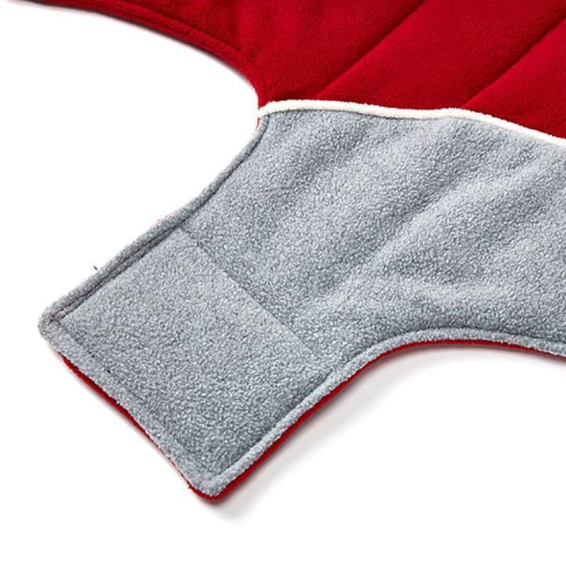 Double-Sided Fleece Dog Coat - Grey, XL (Chest 56-69 cm) - view 5