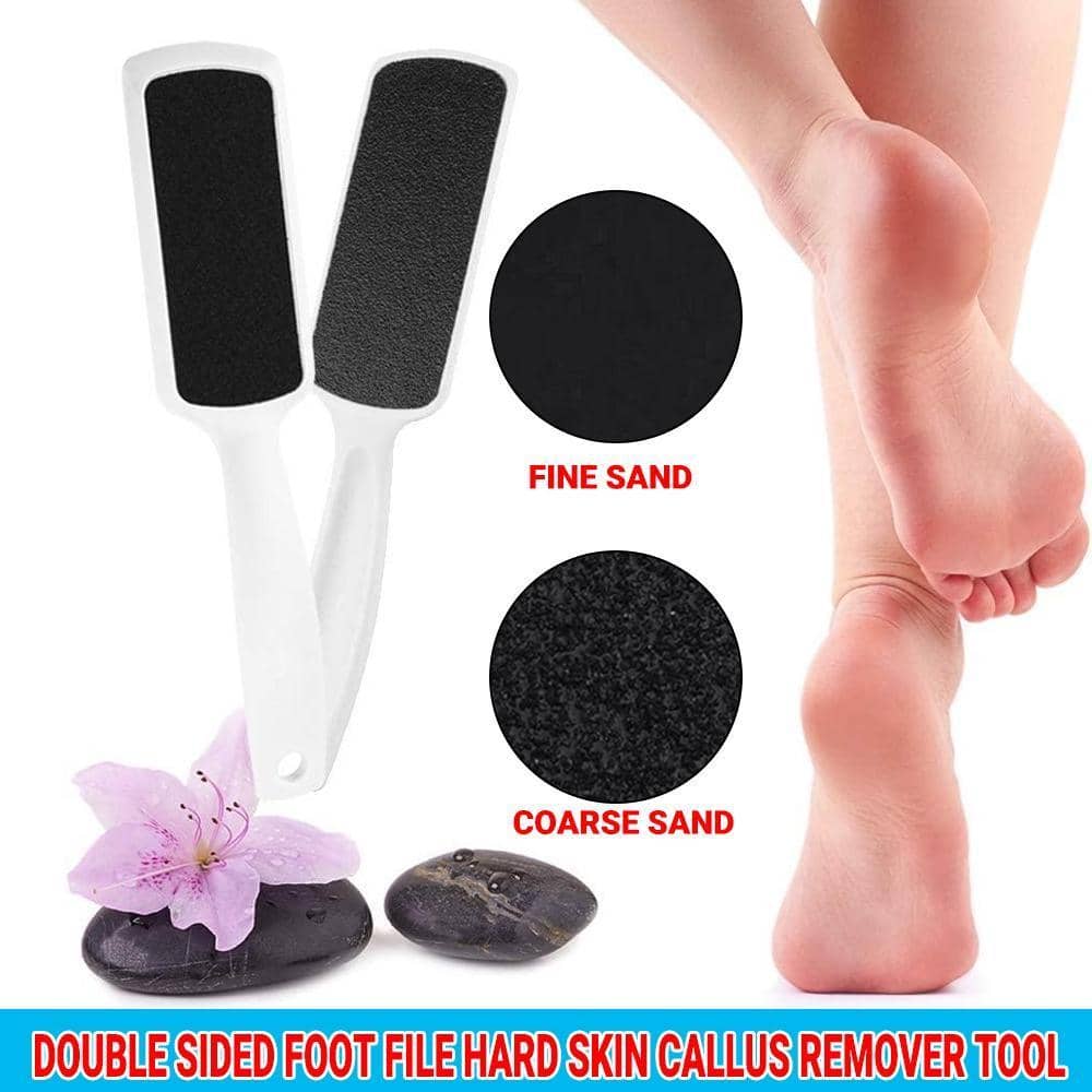 Double Sided Foot File Callus Remover Pedicure Tool for Hard Skin