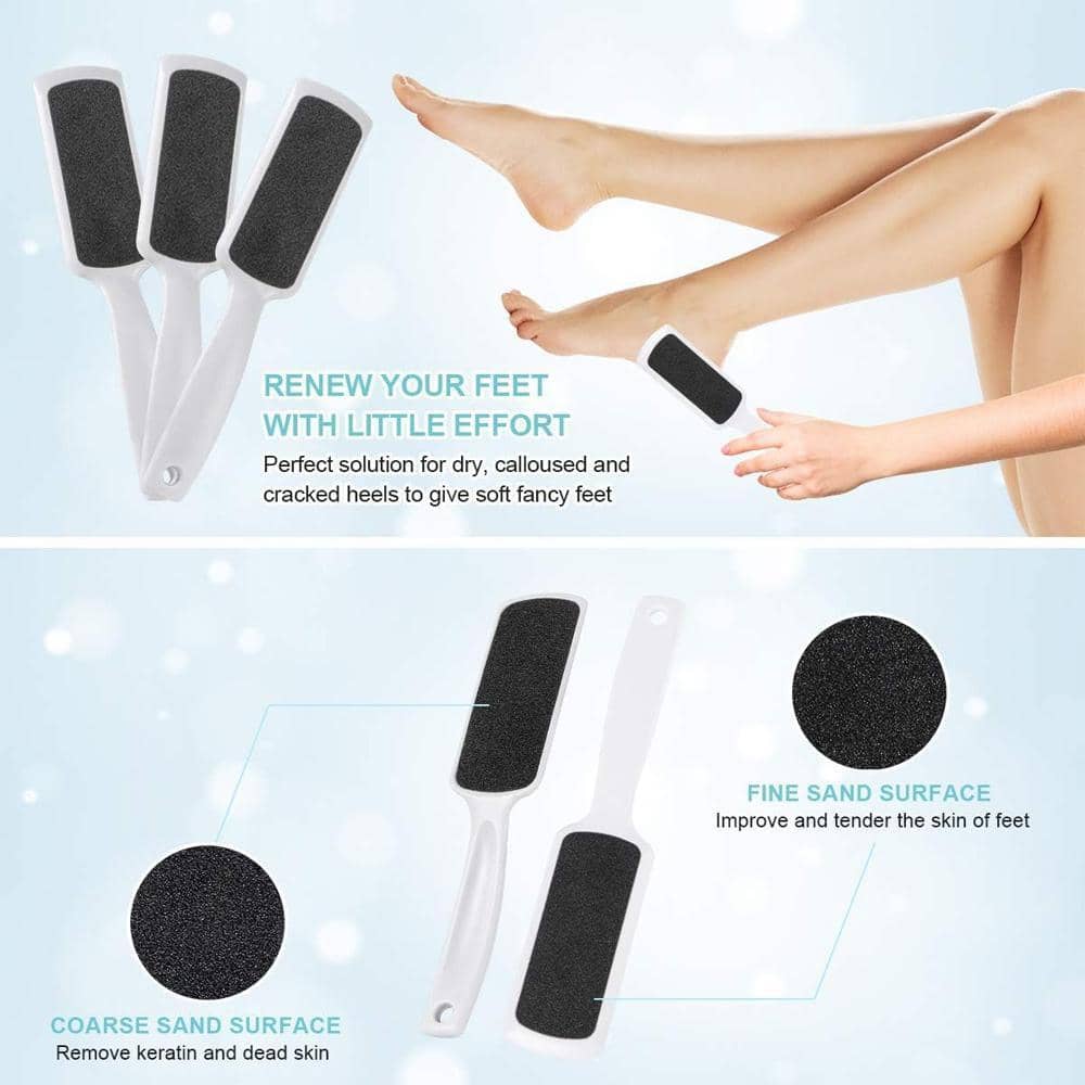 Double Sided Foot File Callus Remover Pedicure Tool for Hard Skin - view 3