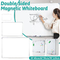 Double Sided Magnetic Whiteboard with Marker Tray - 60 x 90 cm - view 2