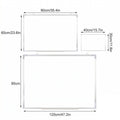 Double Sided Magnetic Whiteboard with Marker Tray - 60 x 90 cm - view 4