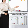 Double Sided Magnetic Whiteboard with Marker Tray - 60 x 90 cm - view 5